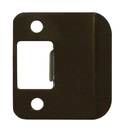 1-1/2″ (38mm) Radius Corner Extended Lip Strike Plate – EACH (Duro Bronze)  |   Door Lock Filler, Strike Plates & Protectors Commercial Hardware Door Lock Filler, Strike Plates & Protectors