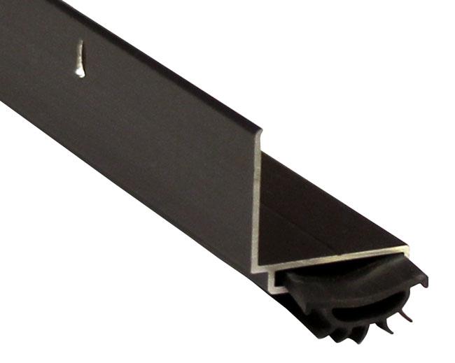 1-1/8″ (29mm)H x 36″ (914mm)L Door Shoe w/Vinyl Insert – EACH (Dark Bronze Anodized/Black)  |   Door Bottoms, Thresholds & Weatherstripping Commercial Hardware Door Bottoms, Thresholds & Weatherstripping