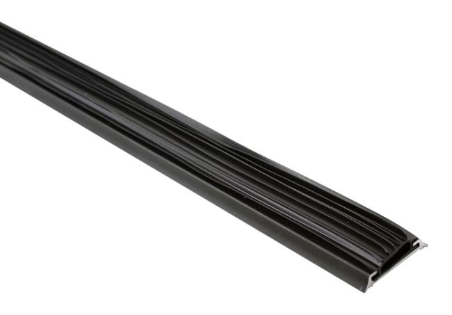 1-3/8in.W x 1/2in.H x 36″ (914mm) Threshold w/Vinyl – EACH (Dark Bronze Anodized Aluminum)  |   Door Bottoms, Thresholds & Weatherstripping Commercial Hardware Door Bottoms, Thresholds & Weatherstripping