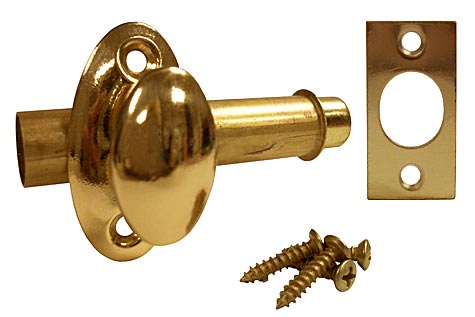 2-1/2″ (64mm) Mortise Door Bolt – EACH (Polished Brass)  |   Door Flush & Surface Bolts Commercial Hardware Door Flush & Surface Bolts