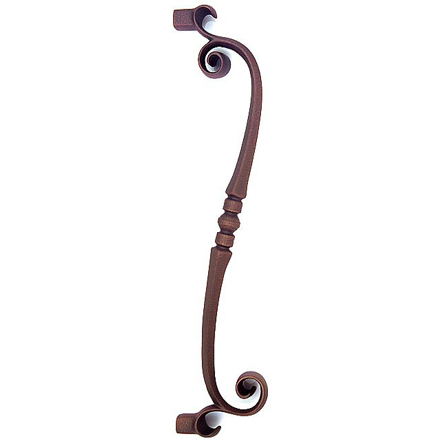 20-1/2″ (521mm) Center-to-Center San Juan Scroll Door Pull – (Hammered Duro Bronze)  |   Door Pulls & Push Plates Commercial Hardware Door Pulls & Push Plates