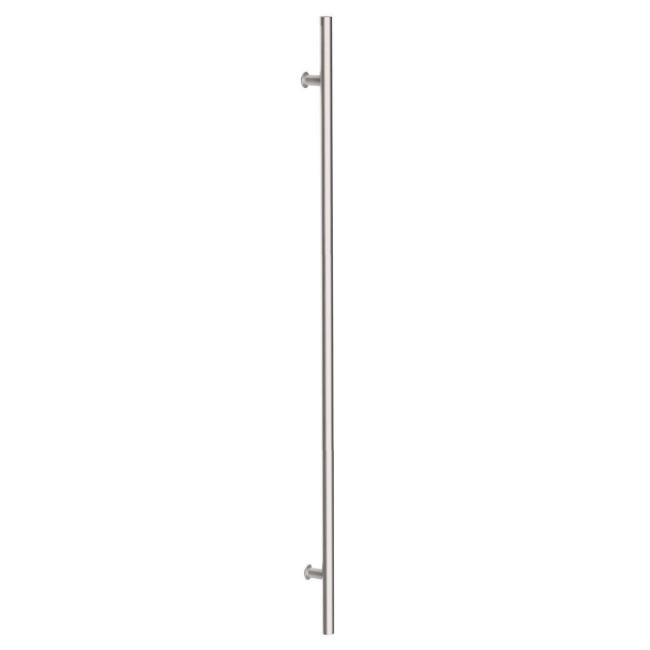 24″ (610mm) Stainless Steel Round Long Door Pull, 12″ (305mm) Center-to-Center  |   Door Pulls & Push Plates Commercial Hardware Black-Flat/Brass-Satin/Stainless Steel-Brushed/Stainless Steel-Polished