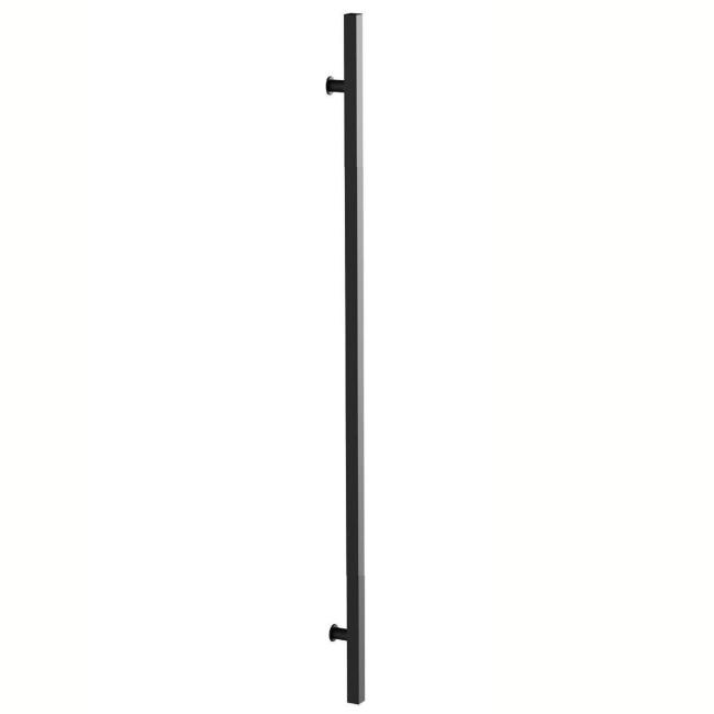 24″ (610mm) Stainless Steel Square Long Door Pull, 12″ (305mm) Center-to-Center  |   Door Pulls & Push Plates Commercial Hardware Black-Flat/Brass-Satin/Stainless Steel-Brushed/Stainless Steel-Polished