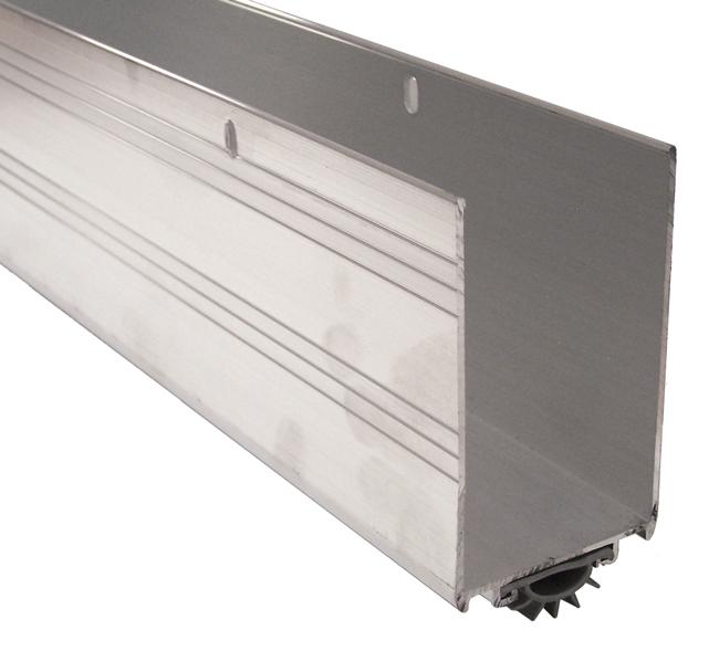 3-1/2in.H x 1-3/4in.W x 48″ (1219mm) L Extra High Door Shoe w/Vinyl Insert – EACH (Mill Finish Aluminum)  |   Door Bottoms, Thresholds & Weatherstripping Commercial Hardware Door Bottoms, Thresholds & Weatherstripping