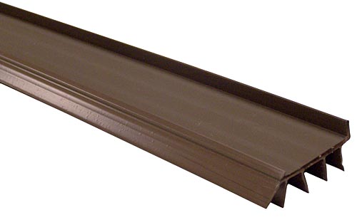 36″ (914mm) Vinyl Door Bottom Sweep – No Kerf -EACH (Brown)  |   Door Bottoms, Thresholds & Weatherstripping Commercial Hardware Door Bottoms, Thresholds & Weatherstripping