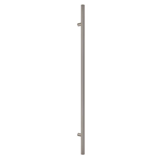 48″ (1219mm) Stainless Steel Round Long Door Pull, 36″ (914mm) Center-to-Center  |   Door Pulls & Push Plates Commercial Hardware Black-Flat/Chrome-Polished/Stainless Steel-Satin