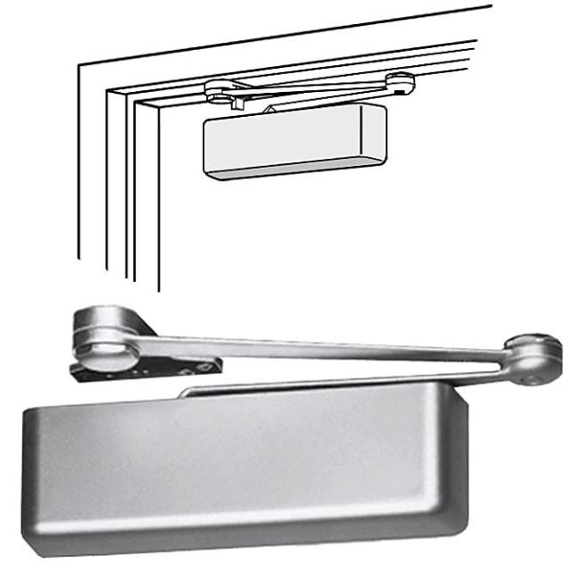 Door Closer, Parallel Arm – Right Hand (Aluminum)  |   Door Closers Commercial Hardware Door Closers