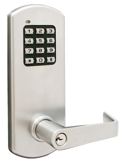 Electronic Lockset with Keypad – EACH (Satin Chrome)  |   Door Locks (Commercial) Commercial Hardware Door Locks (Commercial)