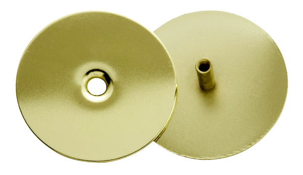 Hole Cover – EACH (Polished Brass)  |   Door Lock Filler, Strike Plates & Protectors Commercial Hardware Door Lock Filler, Strike Plates & Protectors