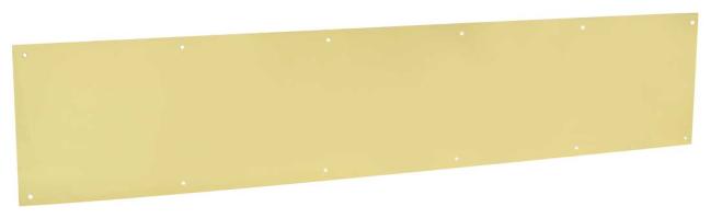 Kick Plate – 10″ (254mm) x 26″ (660mm) (Polished Brass)  |   Door Kick Plates Commercial Hardware Door Kick Plates