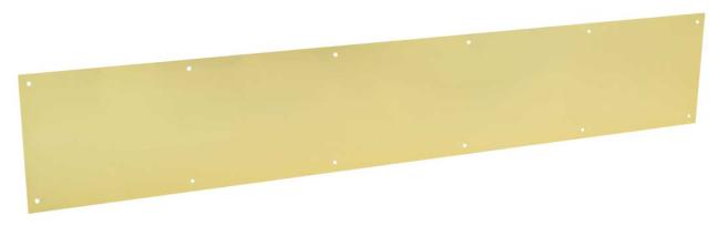 Kick Plate – 6″ (152mm) x 34″ (864mm) (Polished Brass)  |   Door Kick Plates Commercial Hardware Door Kick Plates