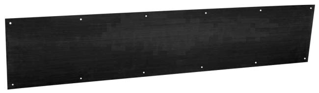 Kick Plate – 7″ (178mm) x 34″ (864mm) (Flat Black)  |   Door Kick Plates Commercial Hardware Door Kick Plates