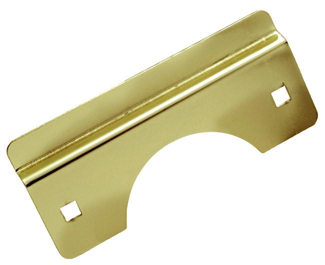 Latch Guard for 2-3/8″ Backset – EACH (Polished Brass)  |   Door Lock Filler, Strike Plates & Protectors Commercial Hardware Door Lock Filler, Strike Plates & Protectors