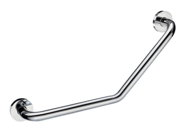 Living 19-1/2″ (495mm) Straight Long V-Form Grab Bar (Polished Stainless Steel)  |   Safety Grab Bars Commercial Hardware Safety Grab Bars