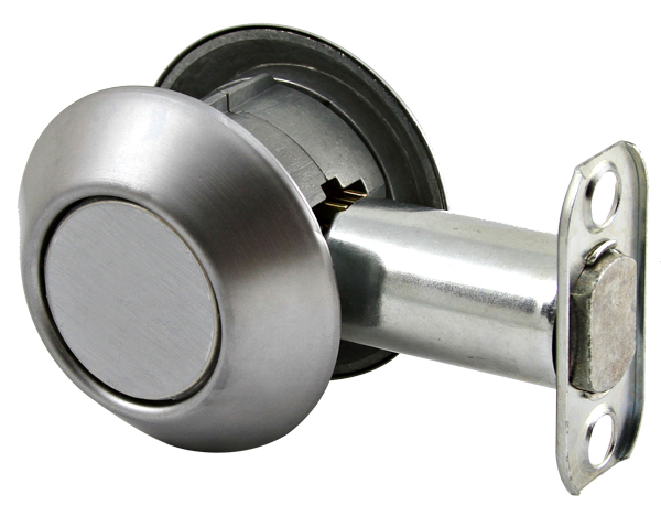 Mortise Cylinder Deadbolt Less Cylinders (Satin Chrome)  |   Deadbolts (Commercial) Commercial Hardware Deadbolts (Commercial)