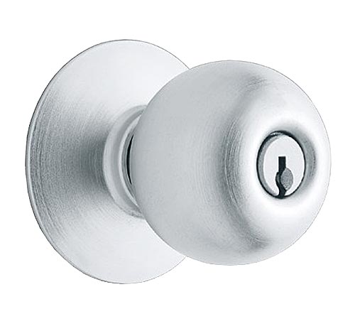 Orbit Entry LockDoor Knob Set (Satin Chrome)  |   Door Locks (Commercial) Commercial Hardware Door Locks (Commercial)