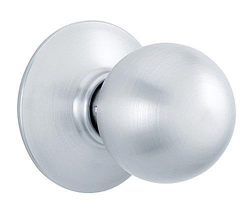 Orbit Passage Latch Door Knob Set – EACH (Satin Chrome)  |   Door Locks (Commercial) Commercial Hardware Door Locks (Commercial)