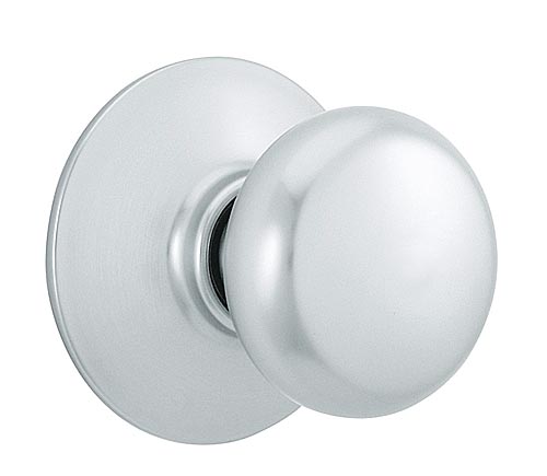 Plymouth Dummy Latch Door Knob Set – EACH (Satin Chrome)  |   Door Locks (Commercial) Commercial Hardware Door Locks (Commercial)