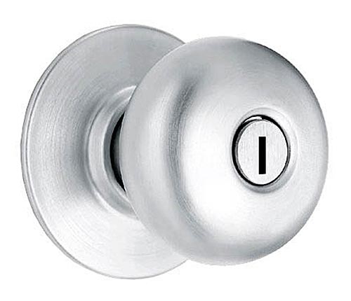 Plymouth Privacy Latch Door Knob Set – EACH (Satin Chrome)  |   Door Locks (Commercial) Commercial Hardware Door Locks (Commercial)