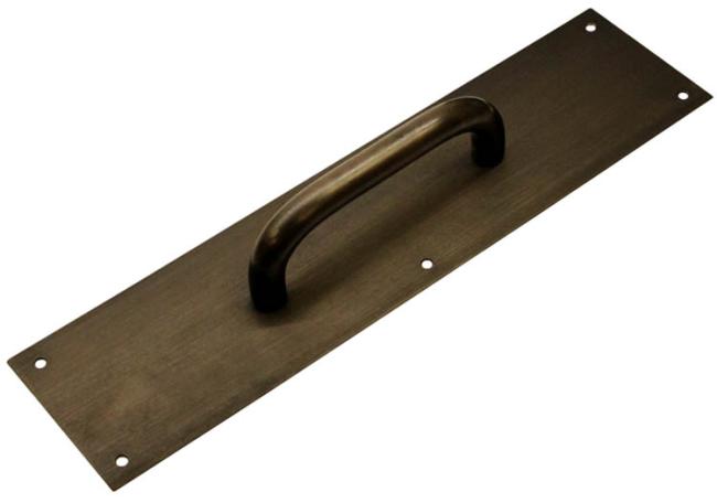 Pull Plate – 4″ (102mm) x 16″ (406mm) (Oil Rubbed Bronze/Black)  |   Door Pulls & Push Plates Commercial Hardware Door Pulls & Push Plates