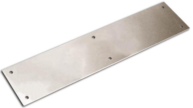 Push Plate – 3-1/2″ (89mm) x 15″ (381mm) (Satin Stainless Steel)  |   Door Pulls & Push Plates Commercial Hardware Door Pulls & Push Plates