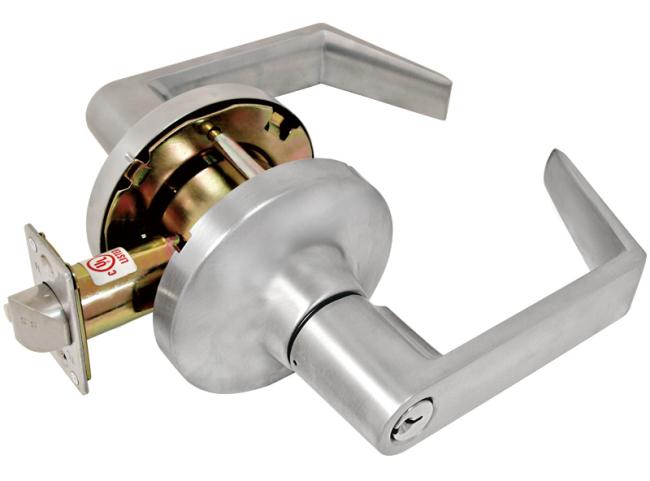 Sentinal Corridor Leverset – EACH (Satin Chrome)  |   Door Locks (Commercial) Commercial Hardware Door Locks (Commercial)