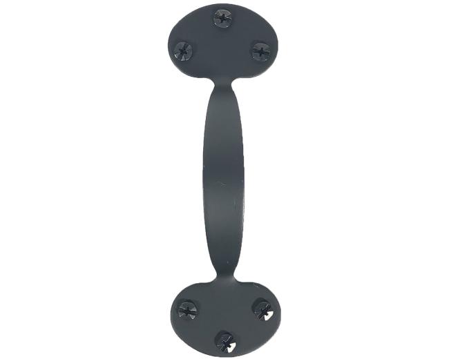 Smooth Iron 6-3/4″ (171mm) Bean Door Pull – (Black)  |   Door Pulls & Push Plates Commercial Hardware Door Pulls & Push Plates