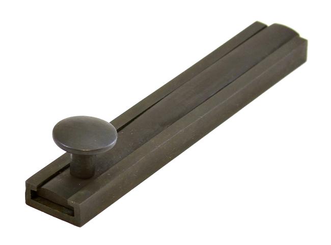 Solid Brass 4″ (102mm) Surface Bolt  |   Door Flush & Surface Bolts Commercial Hardware Bronze-Oil Rubbed/Chrome-Satin