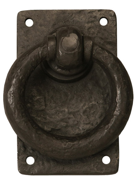 Solid Cast Bronze 3-1/2″ (89mm) Ring Pull on Plate – Each  |   Door Pulls & Push Plates Commercial Hardware Door Pulls & Push Plates