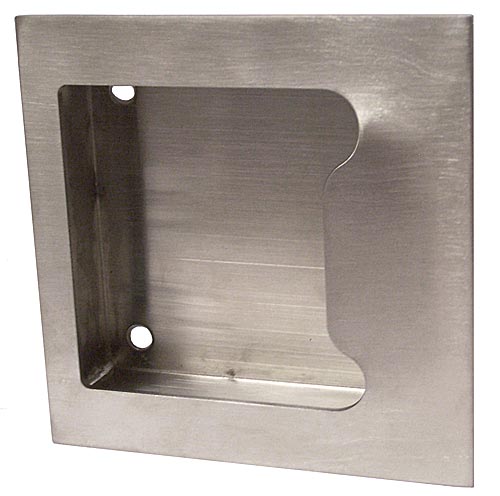 Stainless Steel 5in.x5in. ADA Compliant Flush Pull – EACH (Satin Stainless Steel)  |   Door Pulls & Push Plates Commercial Hardware Door Pulls & Push Plates