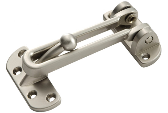 Swing Door Guard- EACH (Satin Nickel)  |   Door Flush & Surface Bolts Commercial Hardware Door Flush & Surface Bolts