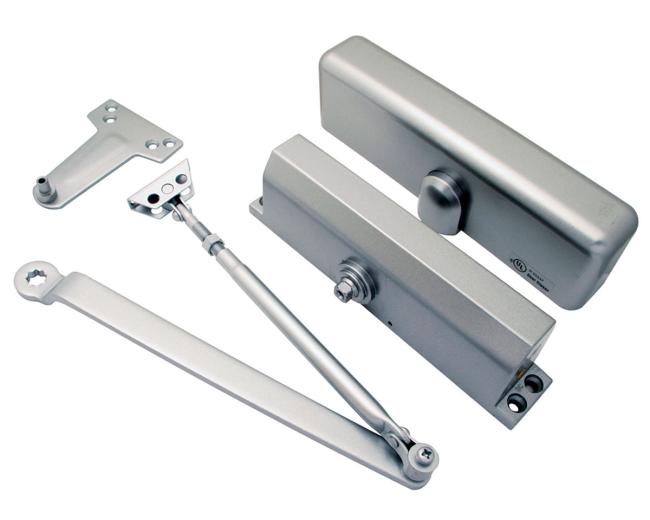 Medium/Heavy-Duty Door Closer – Barrier Free, Adjustable Spring Sizes 2-4 (Aluminum)  |   Door Closers Commercial Hardware Door Closers